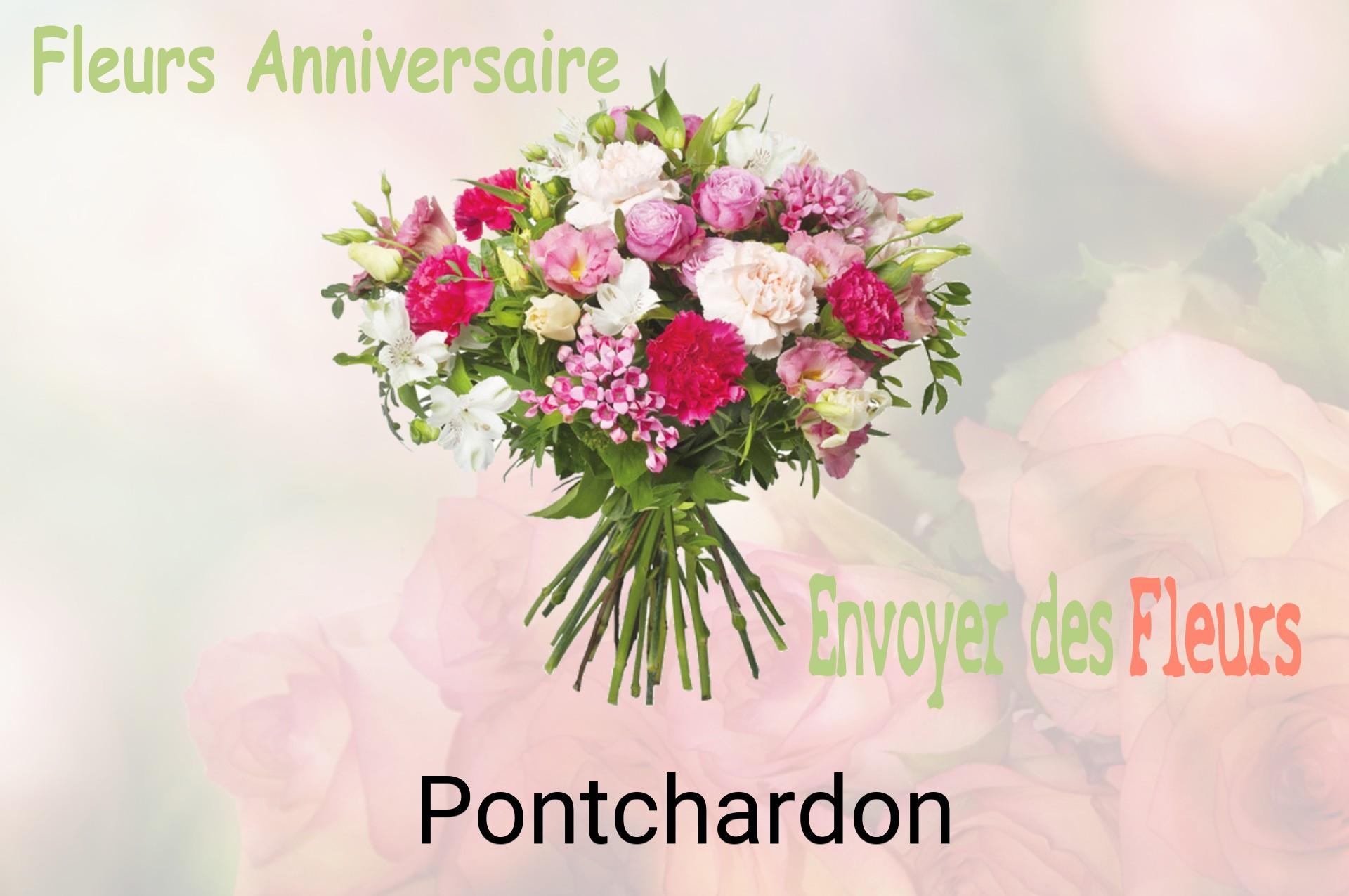 Bouquet de fleurs d’anniversaire livré à Pontchardon
